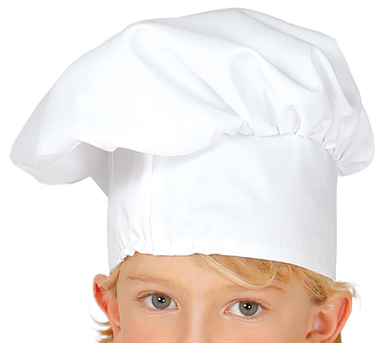 GP83361 – Kochkostüm Lustige Chefmütze – Größe: 128/134 – Farbe: Weiß