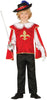 GP83376 – Musketier Karneval Abenteuer Mutig Kostüm – Größe: 128/134 – Farbe: Grau