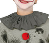 GP83417 – Clown Grusel Spezial Fasching Kostüm – Größe: 140/146 – Farbe: Grau