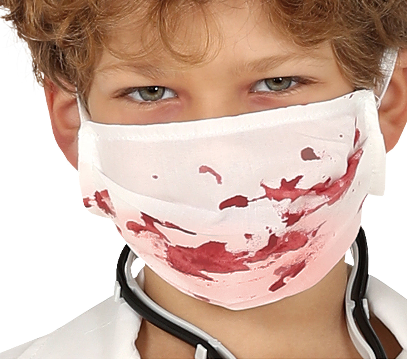 GP83425 – Zahnarzt Grusel Kostüm Kinder – Größe: 128/134 – Farbe: Weiß