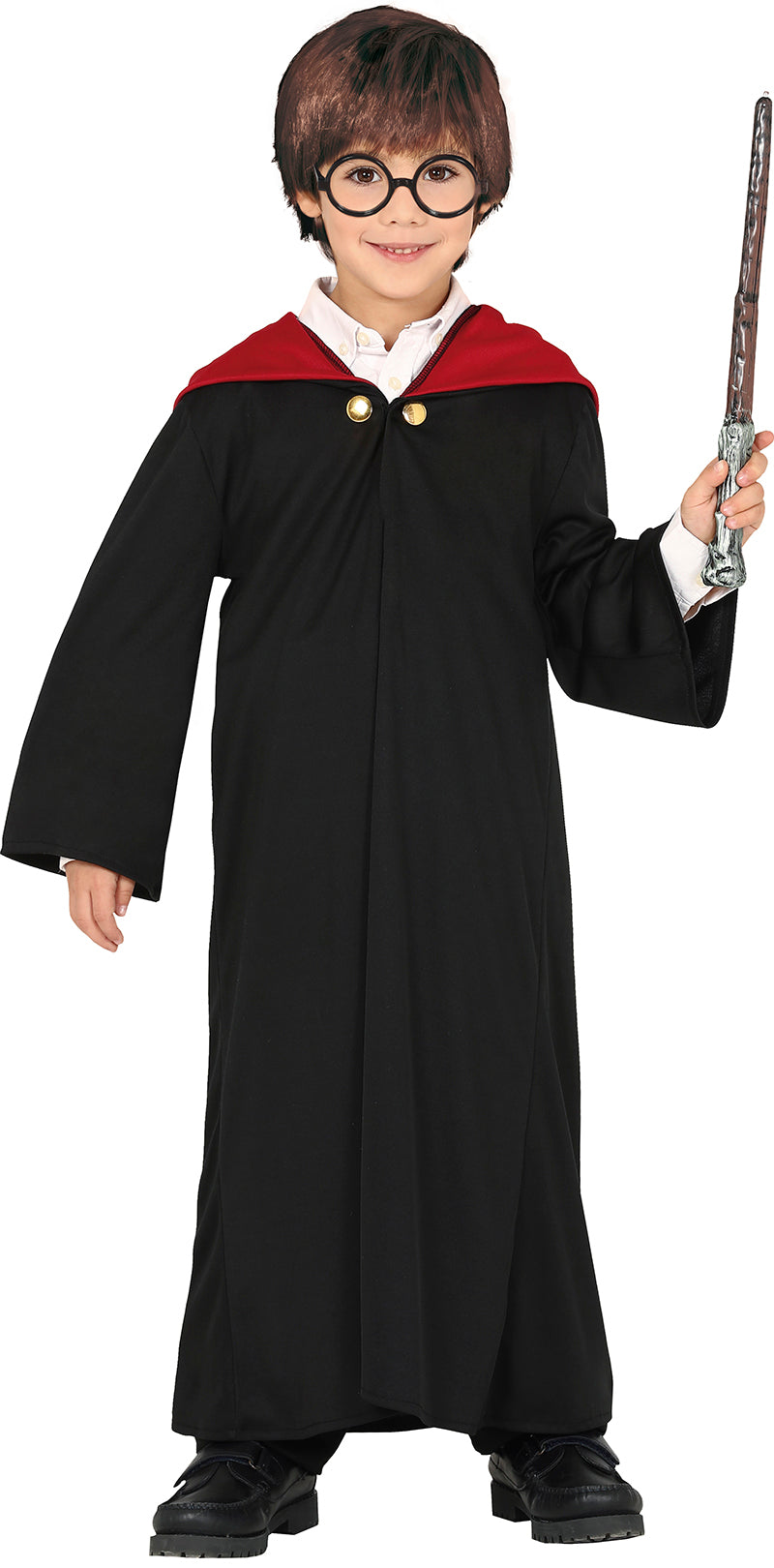 GP83439 – Magische Studenten Tunika Halloween Kostüm – Größe: 110/116 – Farbe: Schwarz