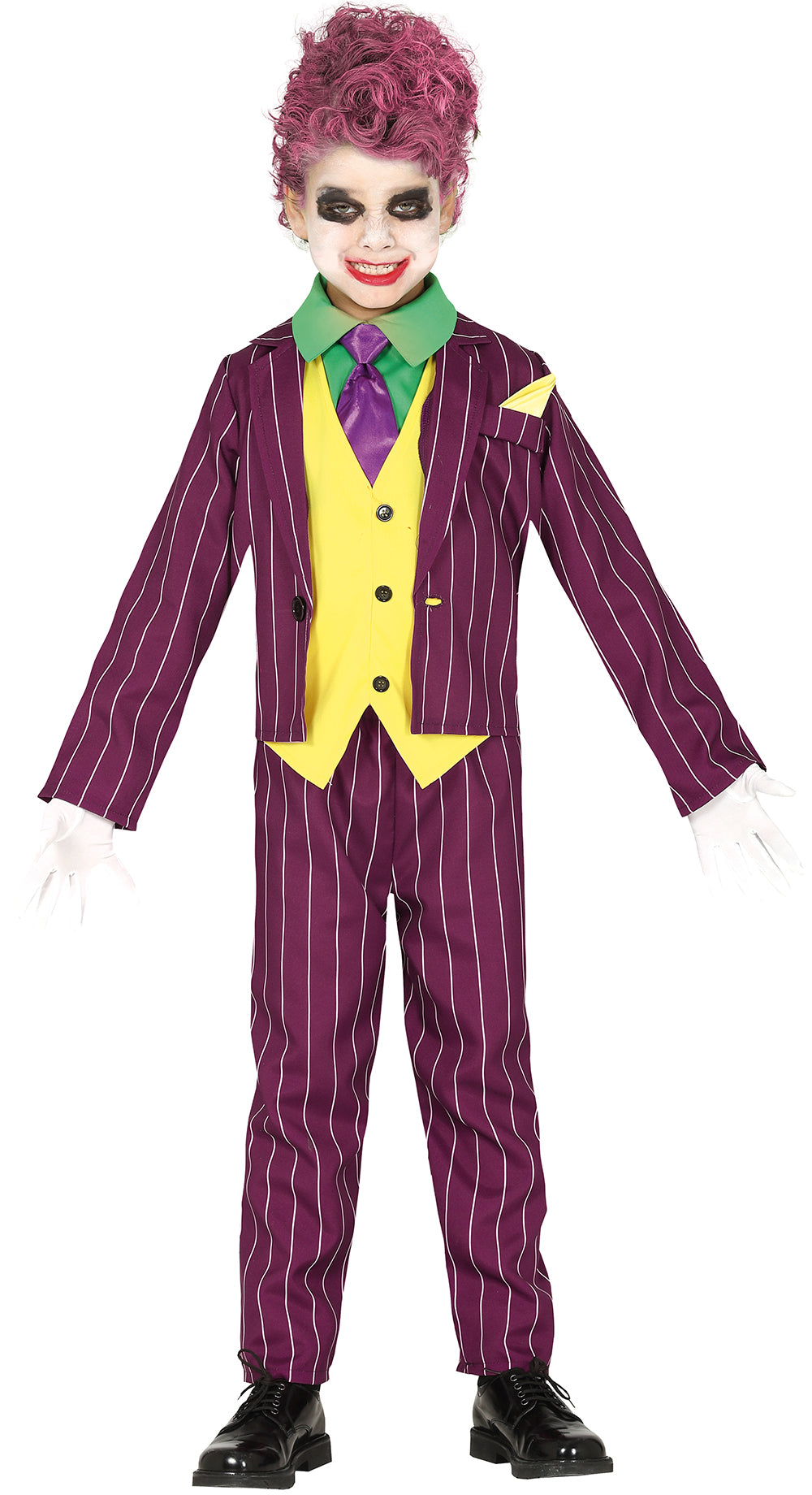 GP83457 – Mr Smile Halloween Abenteueranzug – Größe: 140/146 – Farbe: Lila
