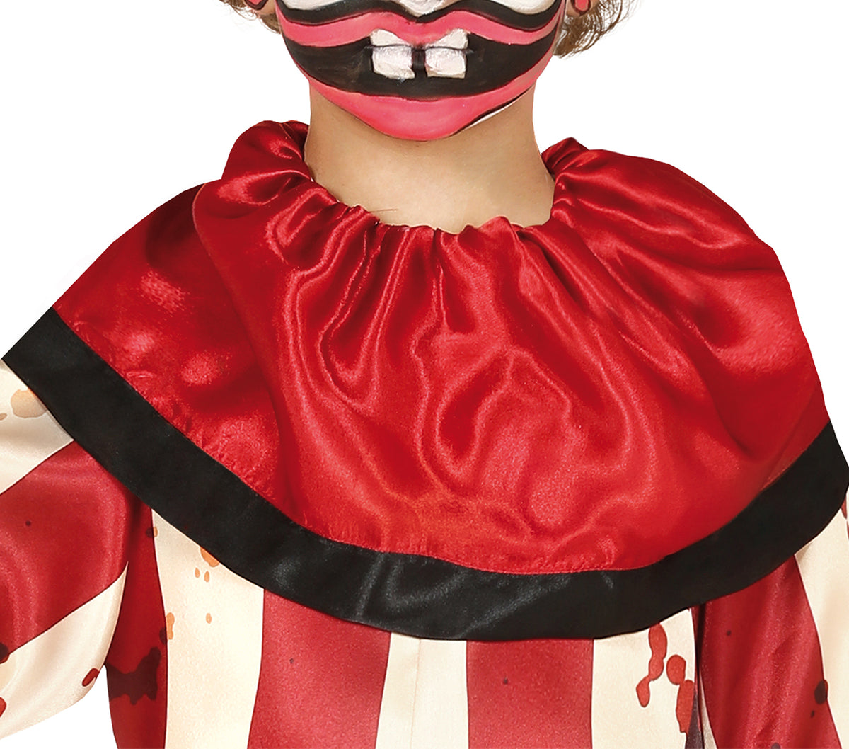 GP83460 – Clown Halloween Kostüm Für Kinder – Größe: 128/134 – Farbe: Rot