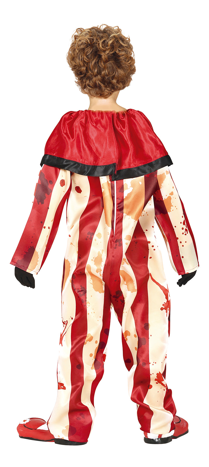 GP83460 – Clown Halloween Kostüm Für Kinder – Größe: 140/146 – Farbe: Rot