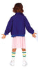 GP83490 – Film Mädchen Outift Halloween Look – Größe: 110/116 – Farbe: Blau