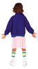 GP83490 – Film Mädchen Outift Halloween Look – Größe: 140/146 – Farbe: Blau
