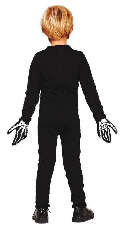 GP83493 – Skelett Halloween Anzug Gruselspaß – Größe: 98/104 – Farbe: Schwarz, Ansicht 2