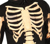 GP83493 – Skelett Halloween Anzug Gruselspaß – Größe: 140/146 – Farbe: Schwarz