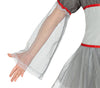 GP83508 – Clown Abenteuer Mini Kleid Kostüm – Größe: 128/134 – Farbe: Grau