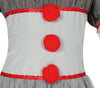 GP83508 – Clown Abenteuer Mini Kleid Kostüm – Größe: 128/134 – Farbe: Grau