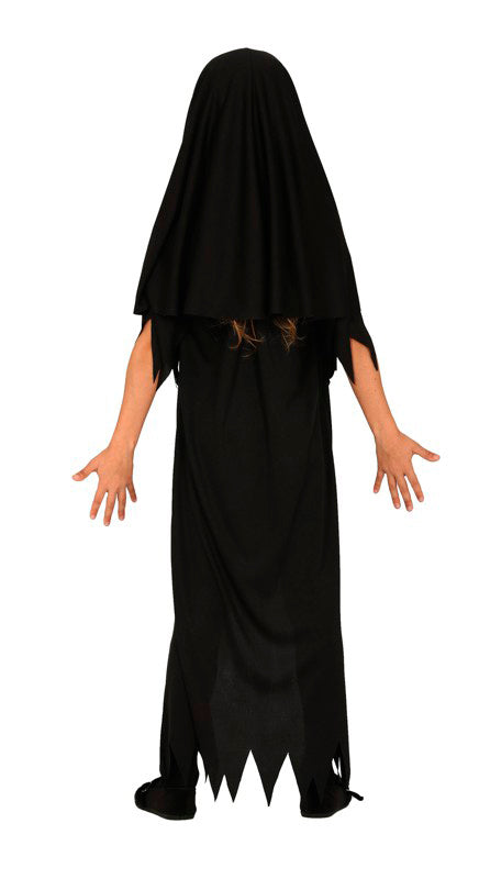 GP83515 – Halloween Mönchsgewand Mit Geheimnisvoller – Größe: 128/134 – Farbe: Schwarz