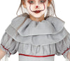 GP83521 – Clown Horror Halloween Kostüm Kinder – Größe: 110/116 – Farbe: Weiß