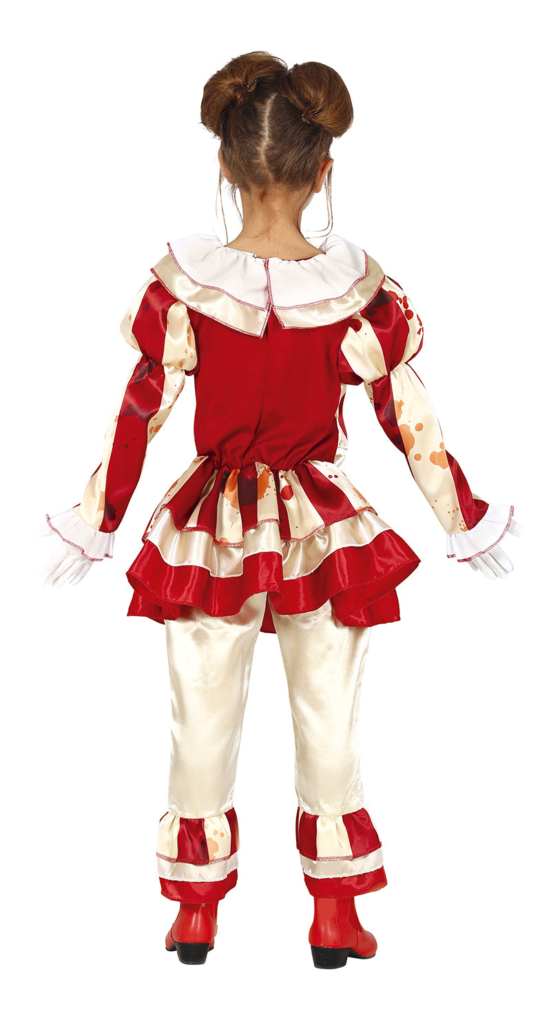 GP83527 – Clown Halloween Kinderkostüm Horror – Größe: 140/146 – Farbe: Beige