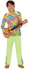 GP85603 – Hippie Traummantel Flower Power Karneval – Größe: 98/104 – Farbe: Grün