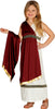 GP85952 – Römer Antike Tunika Rot Weiß Gold – Größe: 98/104 – Farbe: Grau