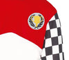 GP83586 – Sportpilot Rennen Outfit Karneval Checker – Größe: 110/116, 128/134, 140/146, 98/104 – Farbe: Rot