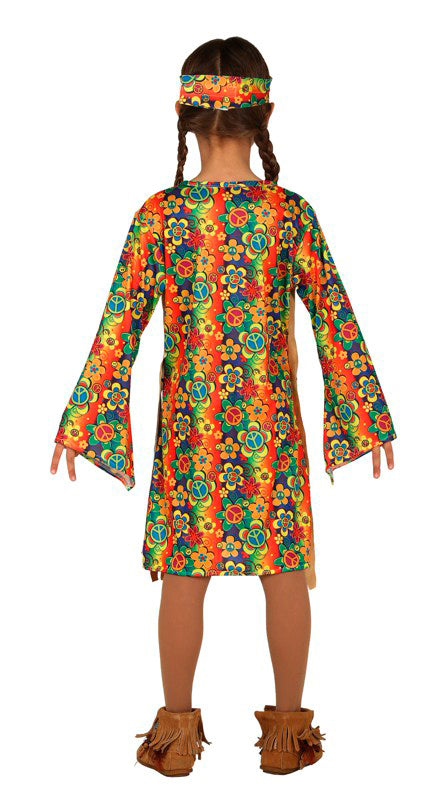 GP83609 – Hippie Traum Karneval Flatterärmel – Größe: 110/116 – Farbe: Mehrfarbig, Ansicht 2