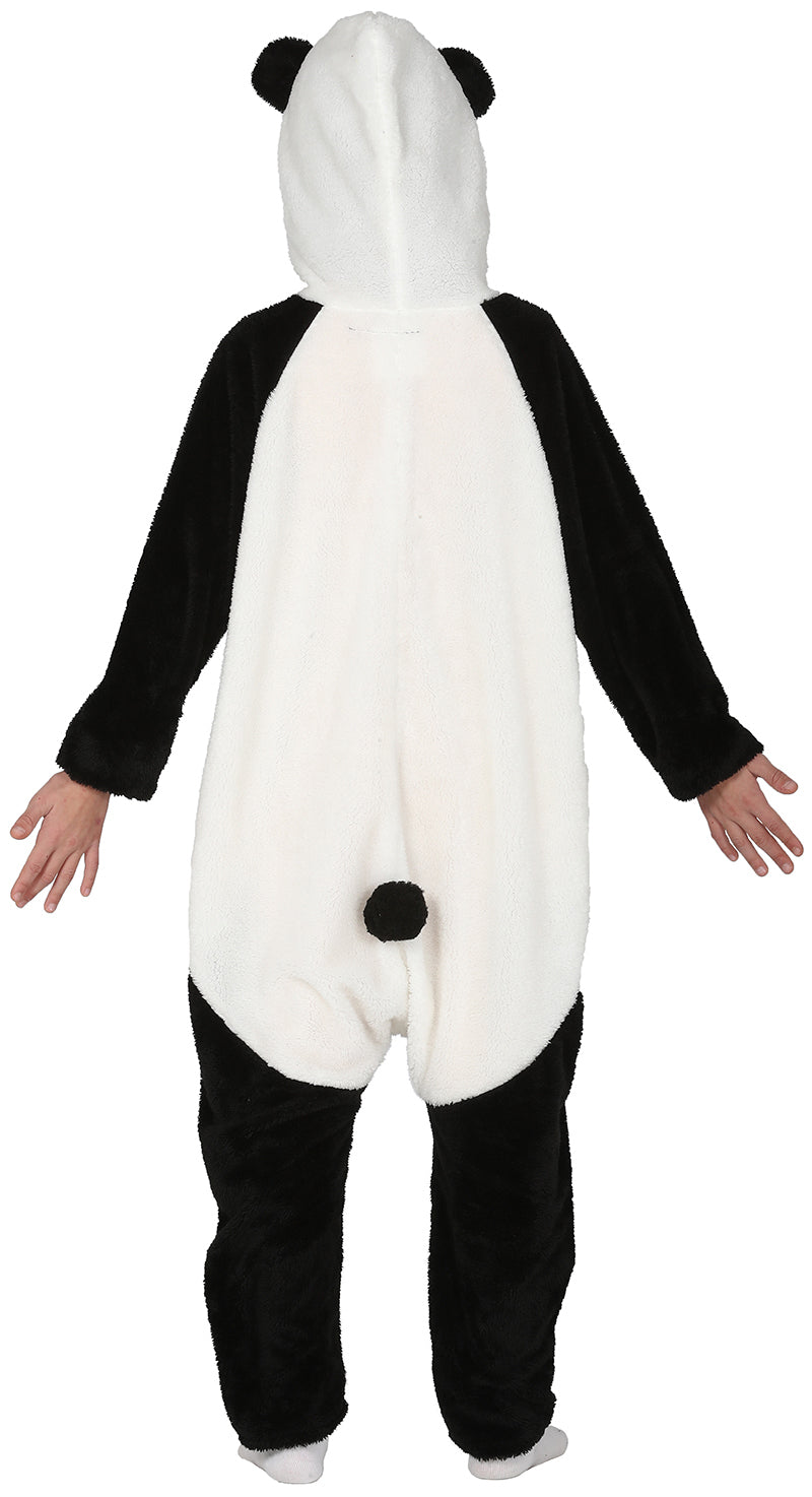 GP83631 – Panda Abenteuer Kigurumi Kapuzenanzug – Größe: 110/116 – Farbe: Weiß, Ansicht 2