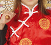 GP83634 – Asien Kimono Kostüm Kinder Rot Gelb – Größe: 110/116 – Farbe: Rot