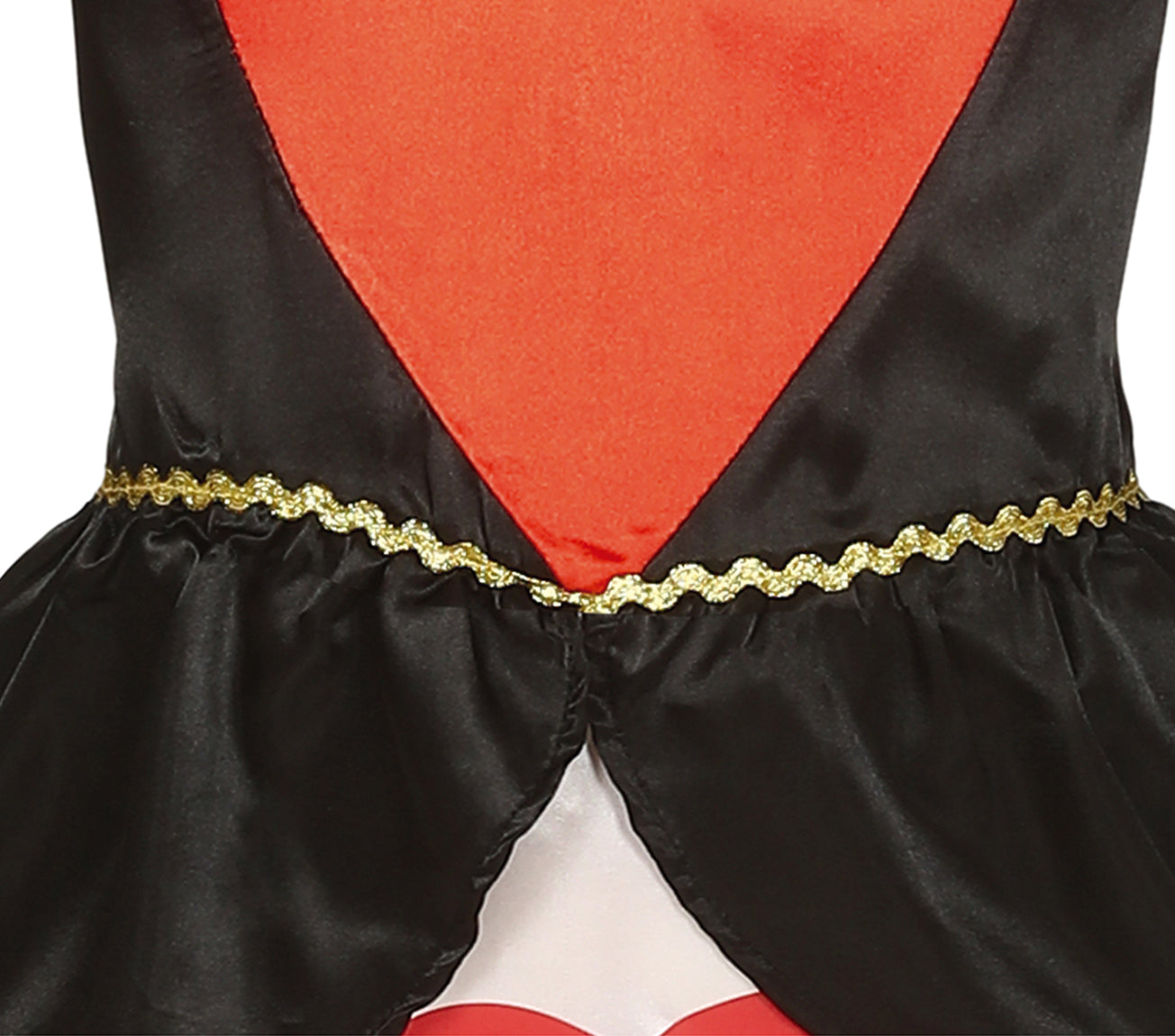 GP83638 – Königin Der Herzen Kostüm Märchenkönigin – Größe: 140/146 – Farbe: Rot