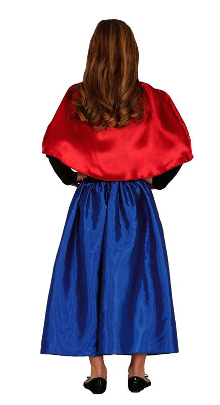 GP83660 – Märchenprinzessin Umhang Kleid Karneval Feen – Größe: 98/104 – Farbe: Blau, Ansicht 2