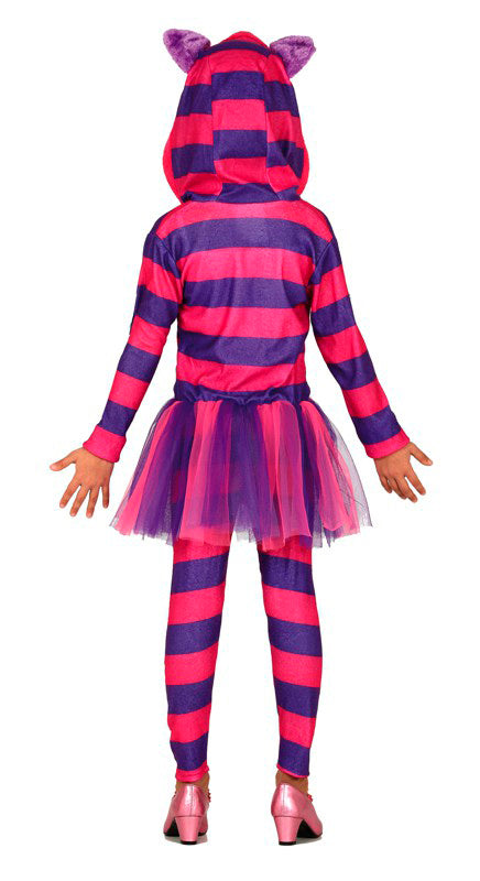 GP83664 – Tierisches Faschingsoutfit Bunte Katze – Größe: 140/146 – Farbe: Lila