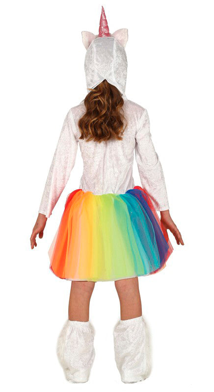 GP83667 – Einhorn Karneval Traum Tutu Kleid – Größe: 98/104 – Farbe: Weiß, Ansicht 2
