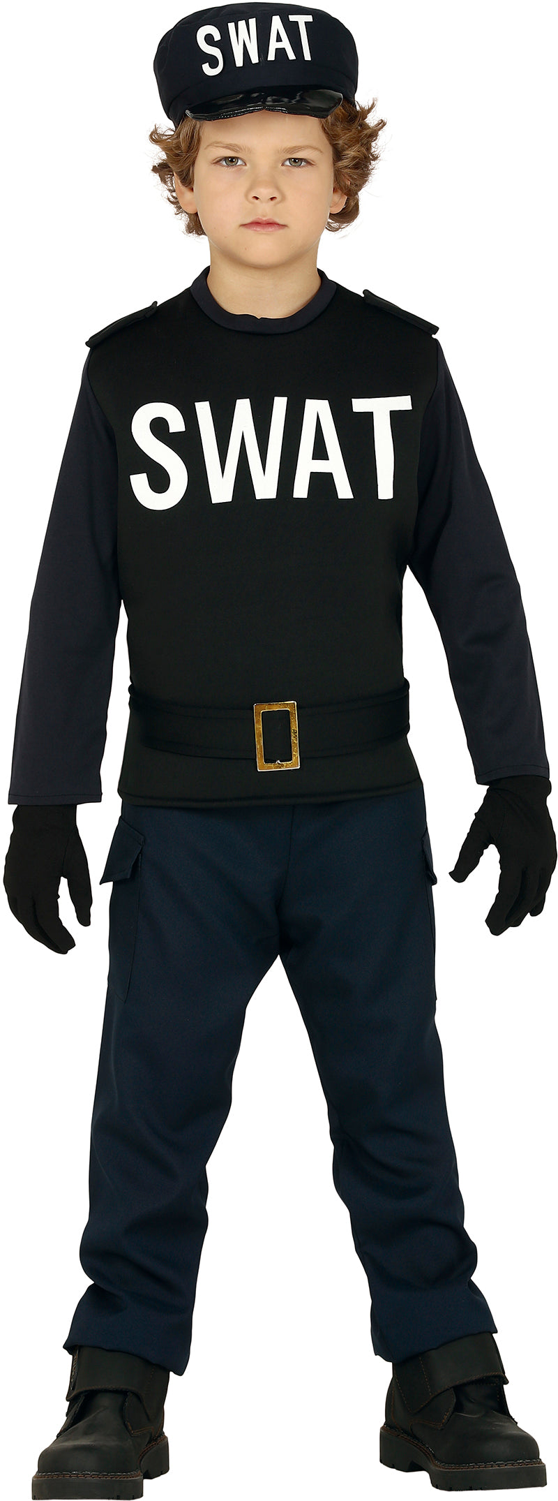 GP83674 – Polizei Abenteuer Set Karneval – Größe: 128/134 – Farbe: Schwarz