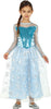 GP83699 – Prinzessin Eiskönigin Kostüm Karneval – Größe: 98/104 – Farbe: Blau