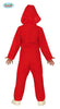 GP83703 – Dieb Abenteuer Kapuze Jumpsuit – Größe: 110/116 – Farbe: Rot