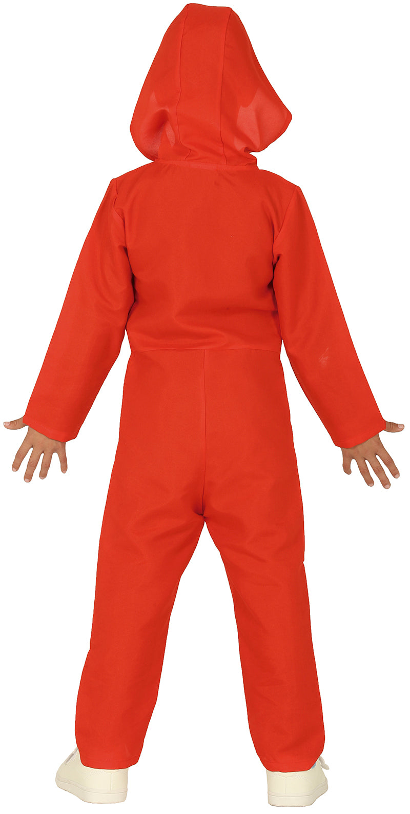 GP83703 – Dieb Abenteuer Kapuze Jumpsuit – Größe: 128/134 – Farbe: Rot