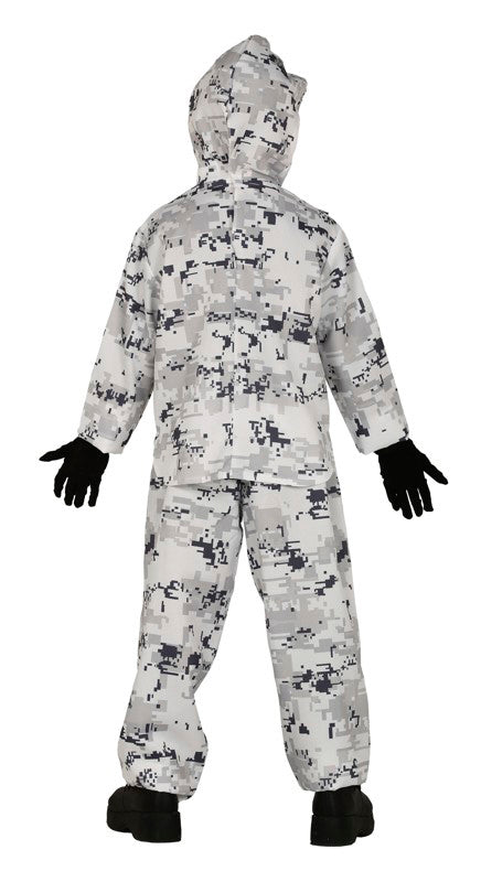 GP83725 – Militär Karneval Tarnung Spezial – Größe: 110/116 – Farbe: Weiß, Ansicht 2