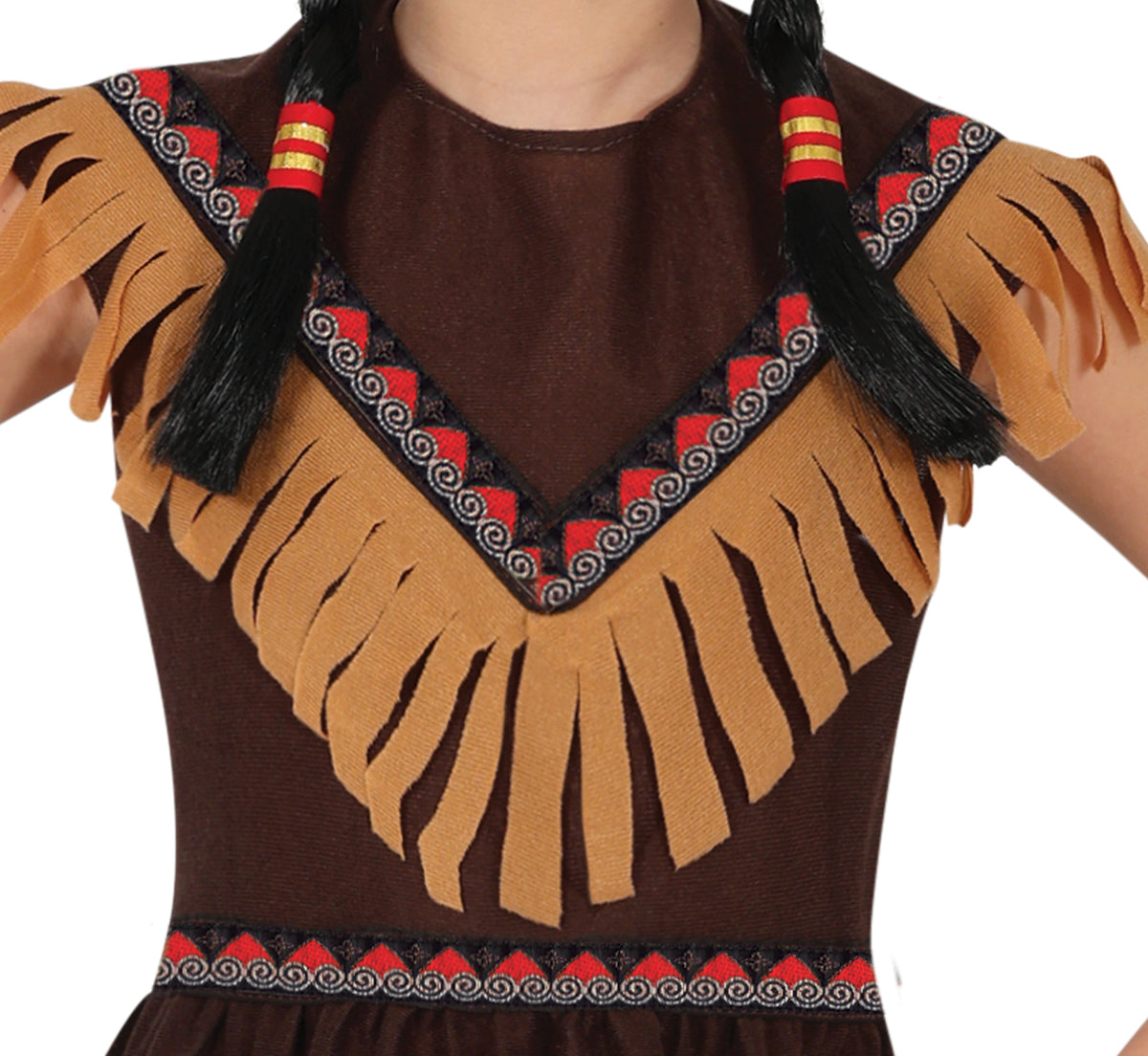 GP82720 – Indisches Karneval Kostüm – Größe: 98/104 – Farbe: Braun