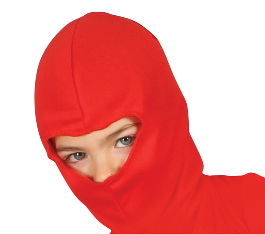 GP85708 – Ninja Krieger Karneval Anzug Kampfkunst – Größe: 98/104 – Farbe: Rot, Ansicht 2