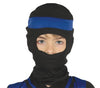 GP87474 – Ninja Kämpfer Kostüm Blau Schwarz – Größe: 98/104 – Farbe: Blau