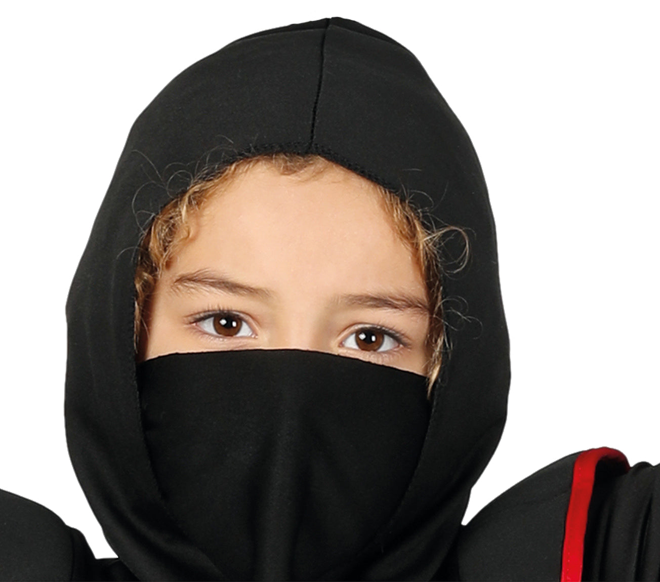 GP81886 – Ninja Held Karnevalskostüm Kinder – Größe: 98/104 – Farbe: Schwarz