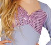 GP85833 – Sirenen Kostüm Set Mit Glitzer Rock – Größe: 98/104 – Farbe: Lila
