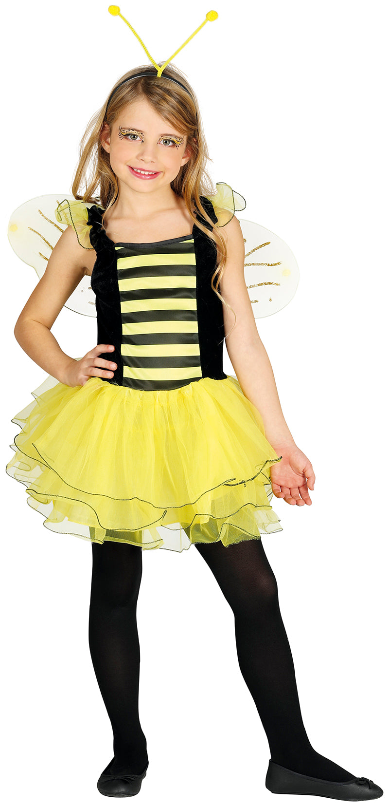 GP81846 – Hummelchen Karnevalskostüm Kinder – Größe: 98/104 – Farbe: Schwarz