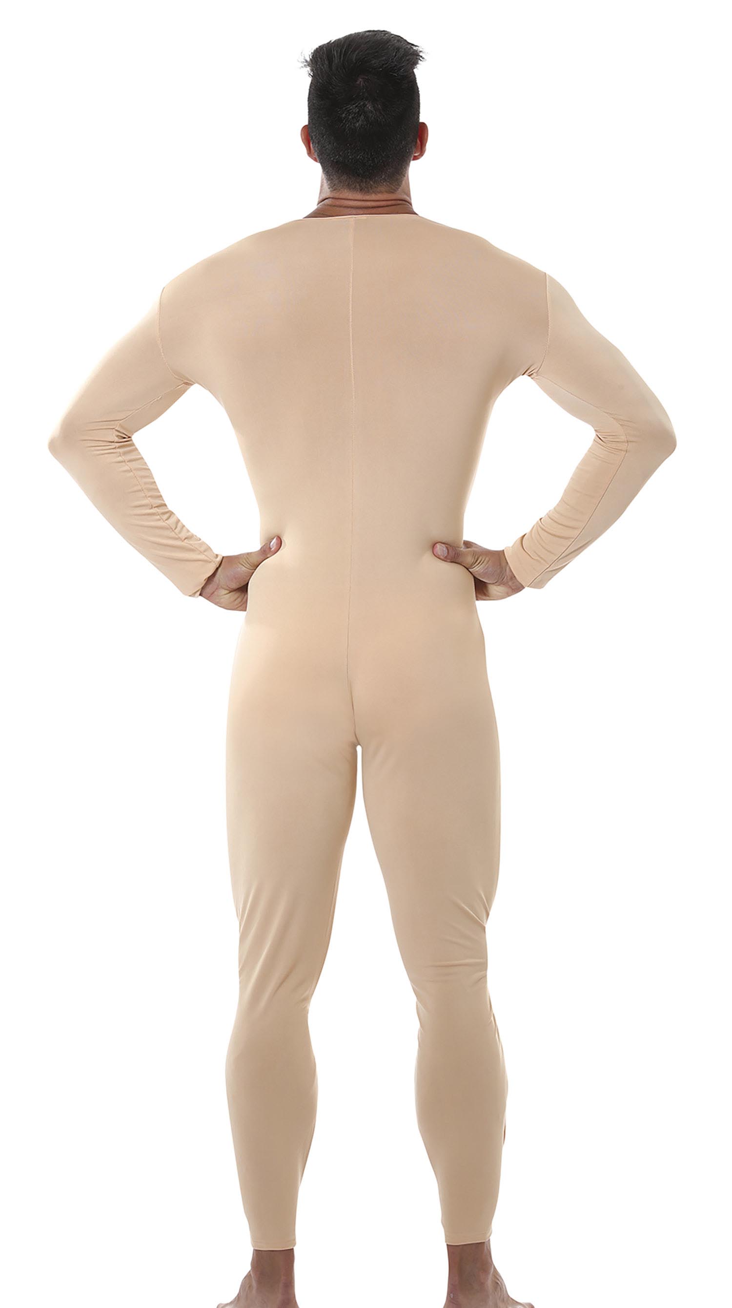 GP84372 – Sportler Anzug Ganzkörper Stretch – Größe: 46 - 48 (S) – Farbe: Natural