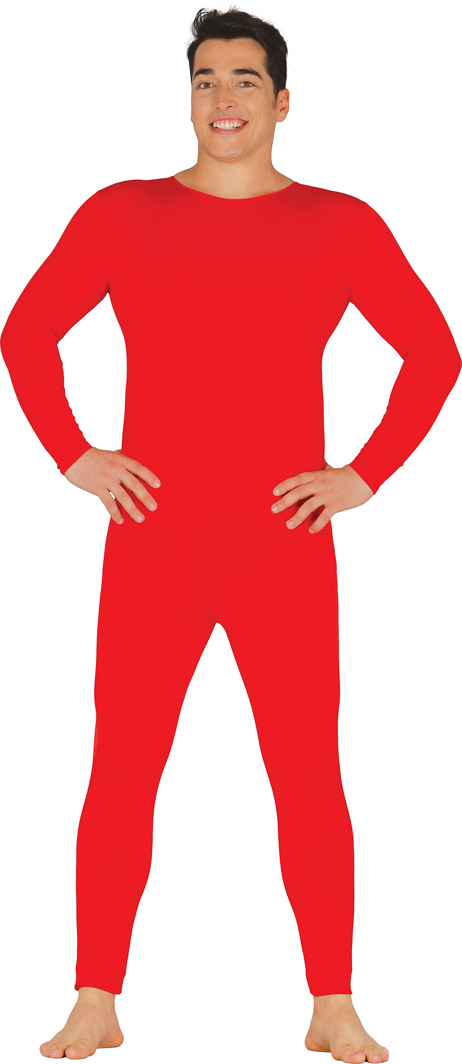 Sportlicher Karneval Rot Ganzkörper Stretch