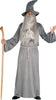 GP84466 – Zauberer Hexer Kostüm Halloween Mittelalter – Größe: 46 - 48 (S) – Farbe: Grau
