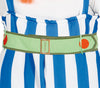 GP84624 – Gallischer Krieger Kostüm Antik – Größe: 48 - 50 (M), 54 - 56 (XL) – Farbe: Blau