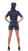 GP80168 – Polizei Karneval Kostüm Uniform – Größe: 44 - 46 (XL) – Farbe: Blau
