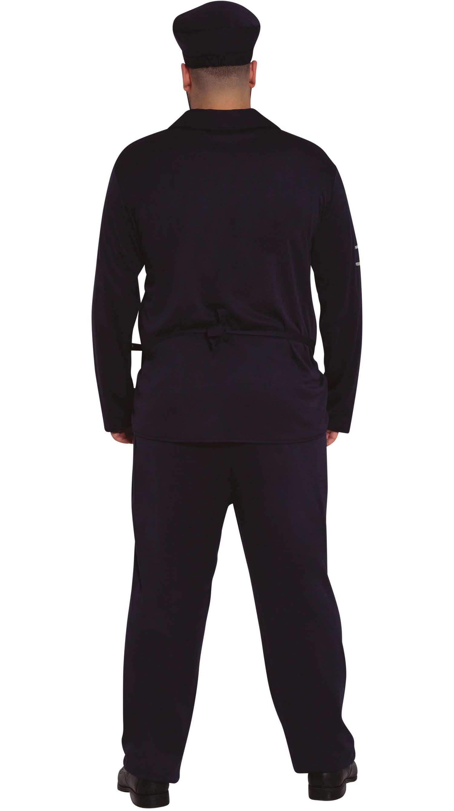 GP80180 – Polizei Karnevalskostüm Realistisches Outfit – Größe: 56 - 58 (XXL) – Farbe: Blau