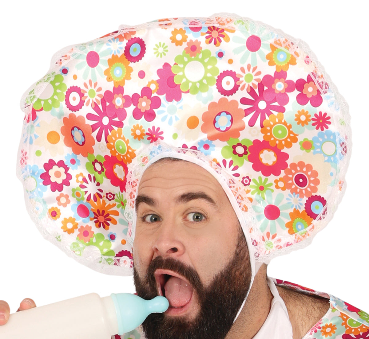 GP80210 – Junggesellenabschied Riesenbaby Outfit Humor – Größe: 54 - 56 (XL) – Farbe: Weiß