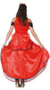 GP80374 – Cowboy Tänzerin Kleid Karneval – Größe: 44 - 46 (XL) – Farbe: Rot
