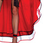GP80374 – Cowboy Tänzerin Kleid Karneval – Größe: 44 - 46 (XL) – Farbe: Rot