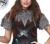 GP84681 – Wikinger Krieger Kostüm Karneval – Größe: 44 - 46 (XL) – Farbe: Braun