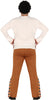 GP80522 – Hippie 70er Jahre Kostüm Bunter Flower – Größe: 54 - 56 (XL) – Farbe: Braun