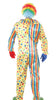 GP84362 – Clown Karneval Spaßbote Humorvolle – Größe: 46 - 48 (S) – Farbe: Mehrfarbig